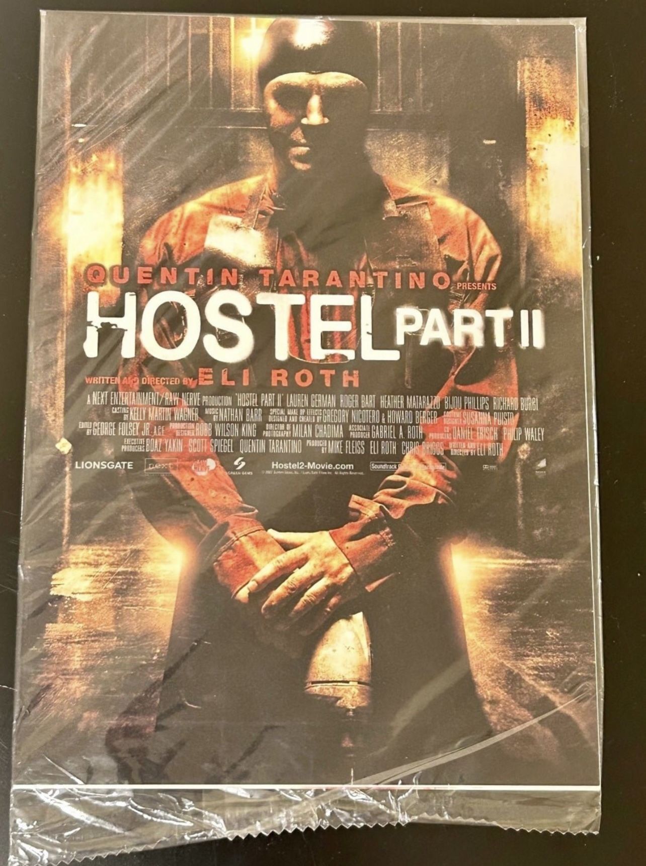 Quentin Tarantino Hostel Part 2 Very Rare Movie Promo Post Card Sealed Eli Roth