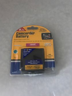 Sharp camcorders battery