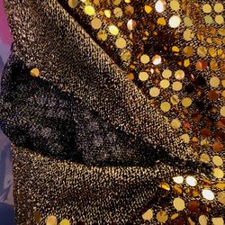 Gold Sequins Fabric...