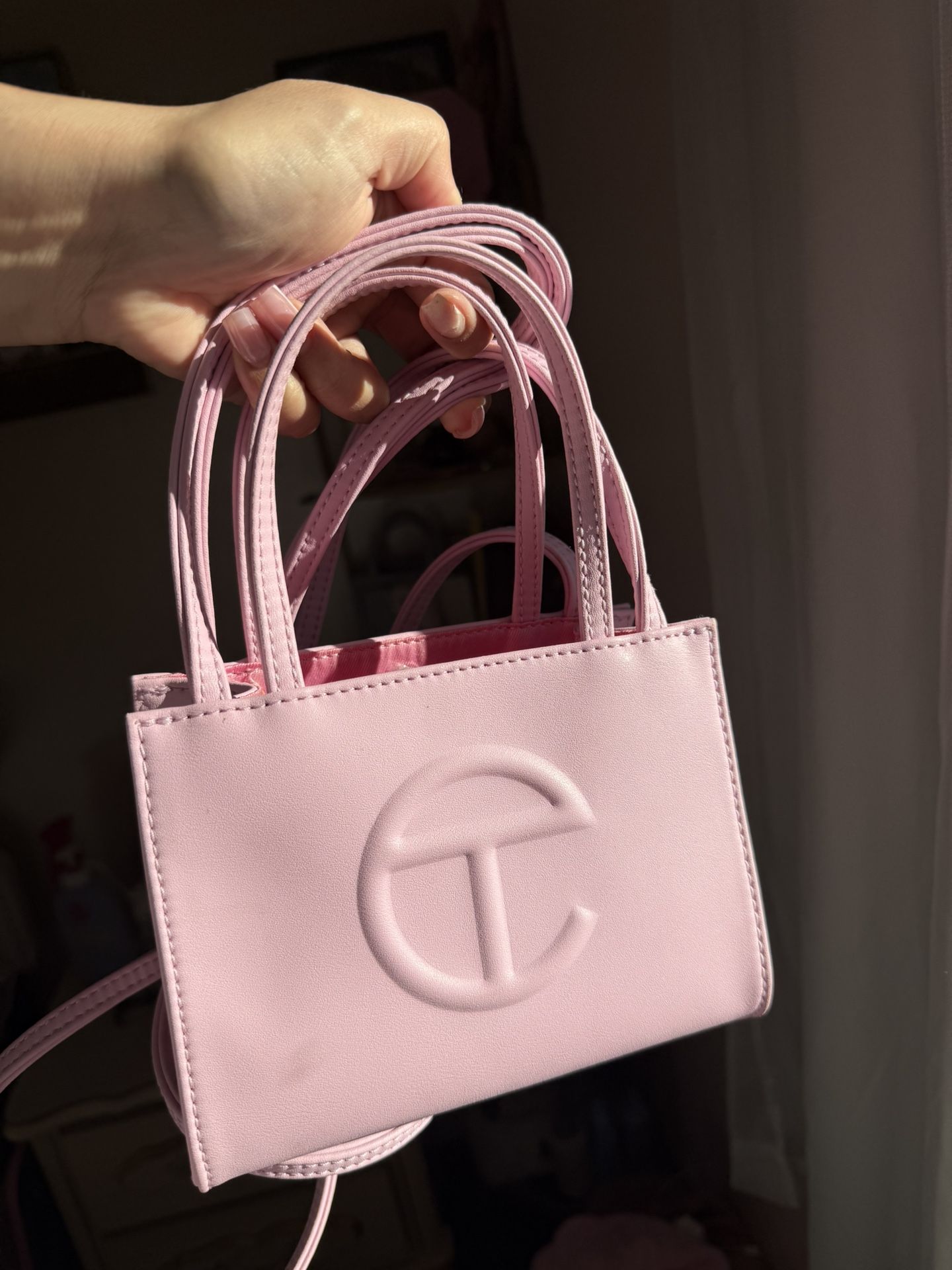 TELFAR MINI SHOPPER (BUBBLEGUM)