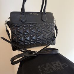 🖤 Karl Lagerfeld Quilted Tote Bag