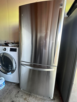 Stainless Steel Bottom Freezer Refrigerator