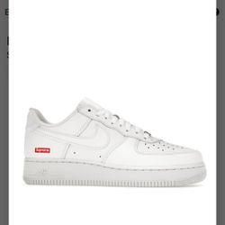 supreme x af1 lightly used