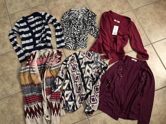 Xsmall and small cardigans.