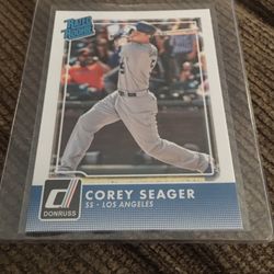 Baseball Card 2016 Donruss Rated Rookie Corey Seager