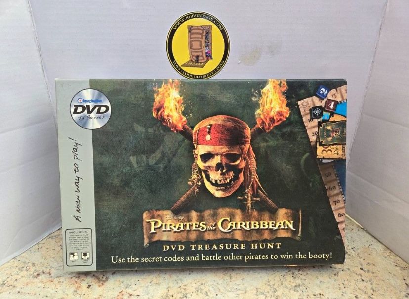 Pirates Of The Caribbean DVD Treasure Hunt Game (2006, Imagination) Complete