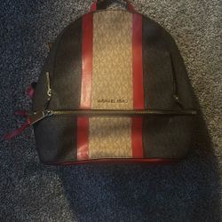 Michael Kors Stripe Backpack