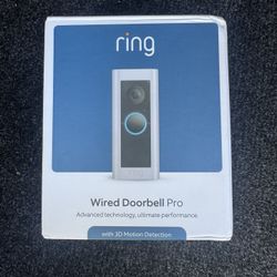 Ring Doorbell Pro- NEW IN THE BOX