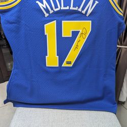 Chris Mullin, Mitchell And Ness Autographed Jersey