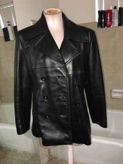 Jones New York leather coat