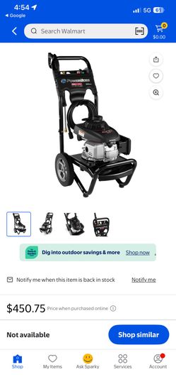 power boss honda pressure washer