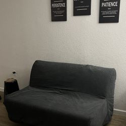 LYCKSELE LÖVÅS Sleeper sofa, Vansbro dark gray 