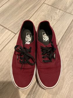 Maroon Vans
