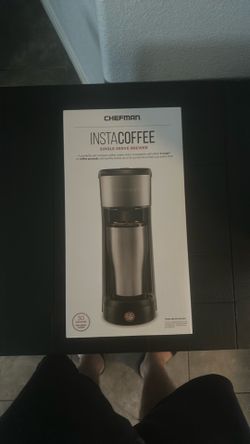 NEW Chefman InstaCoffee Single Serve Coffee Maker – K-Cup Compatible – $15