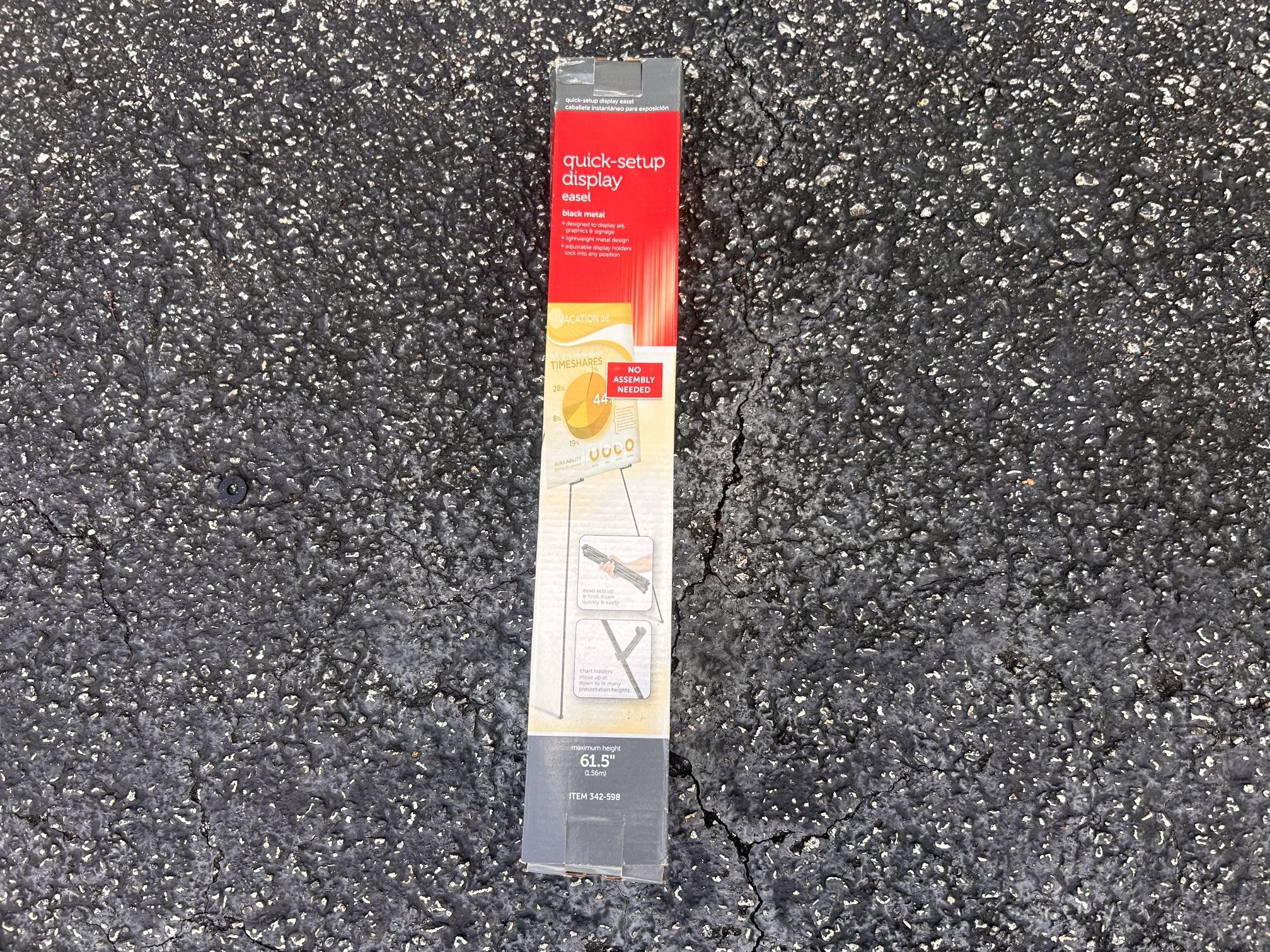 $5 for (1) Black Quick Setup Easel Stand