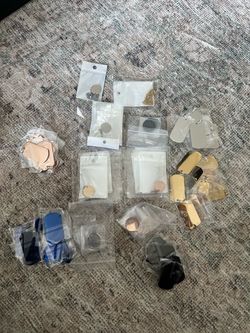 Mixed Blank Tag and Charm Lot