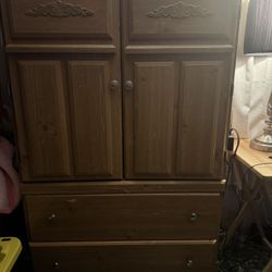 Wood Armoire