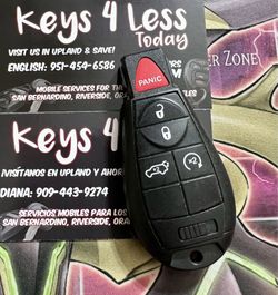 [$120 @ Pomona Indoor Swapmeet] 2008-20 Dodge Jeep Chrysler Fobik Key Copy (Ram, Challenger, Charger, 300, Cherokee, Durango, Grand Caravan)