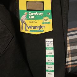 Wrangler Cowboy Cut Black Jeans 