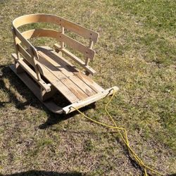 Kids Wooden Sled