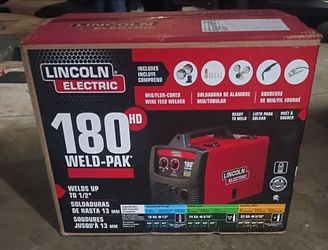 Weld-Pak 180 Amp MIG Flux-Core Wire Feed Welder, 230V, Aluminum Welder with Spool Gun sold separately