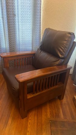Harrison leather Ashley recliner