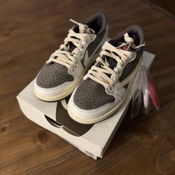 travis scott jordan 1 “reverse mocha” ((Kid Shoes))