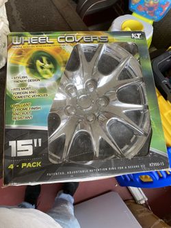 4 Pack 15 Inch Hub Caps Set 