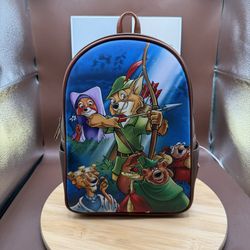 Loungefly Disney Robin Hood & Friends Sherwood Forest Backpack NWT