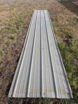 18ft metal sheets / Lamina de 18 pies