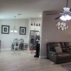 Grey Color  Leather Electric Recliner Sectional