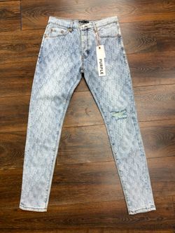 Purple jeans