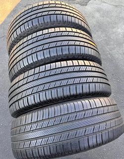 235/60/18 Michelin vendo un set de llantas usadas excelente condiciones de vida las 4 ✅🤩I am selling a set of used tires, all 4 in excellent living c