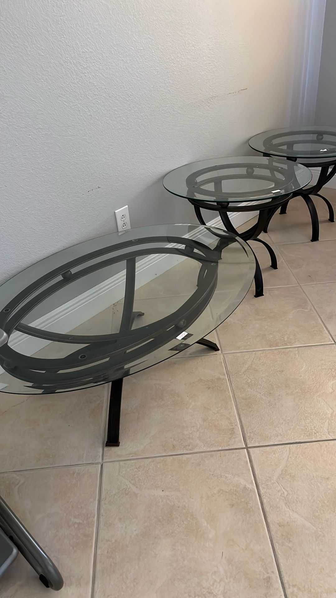 Living Room Metallic Tables