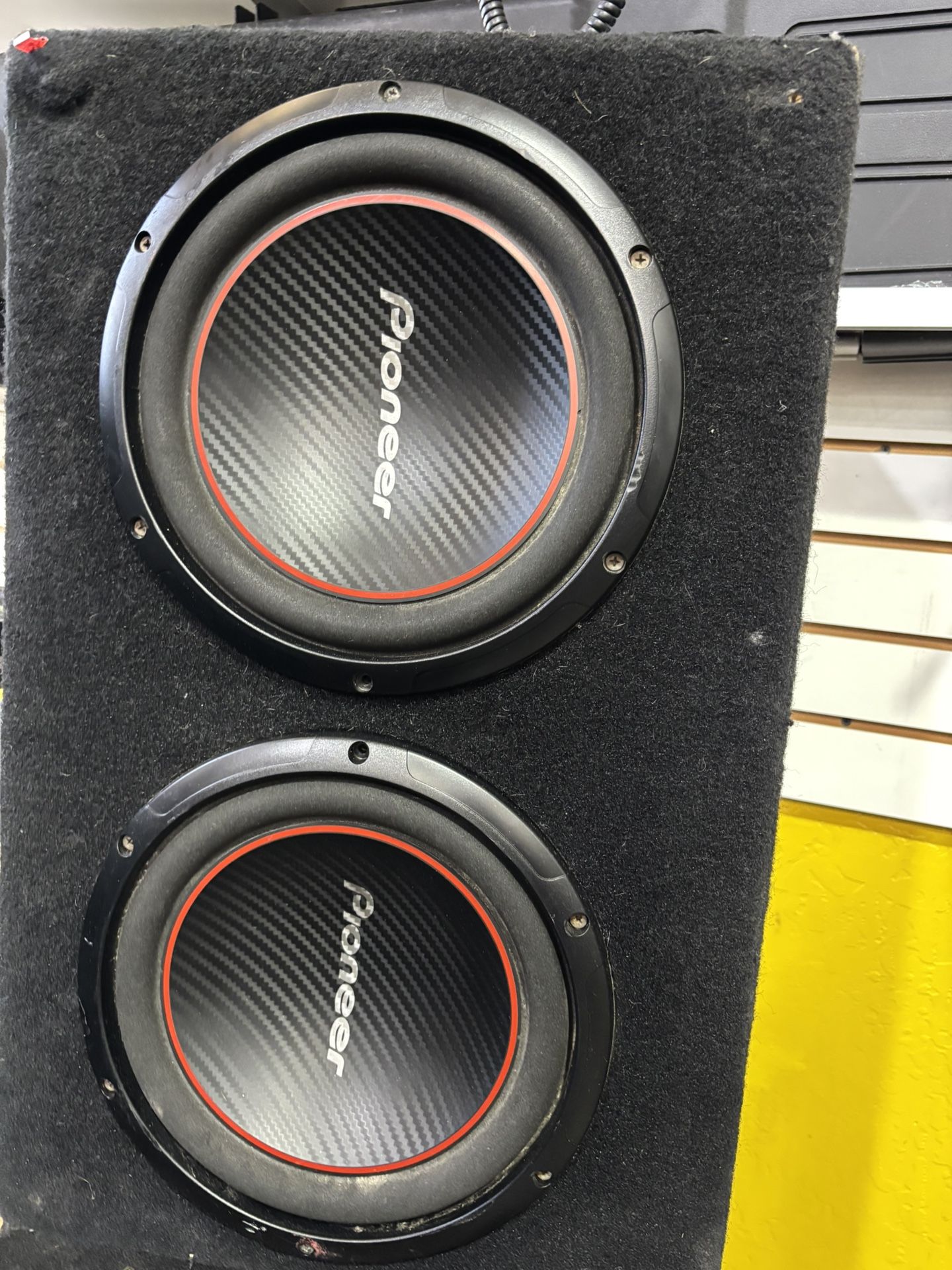 Pair Of Pioneer 8” Car Audio Subwoofer Speakers In Box