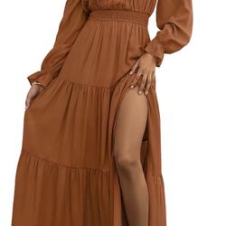Caramel Colored Dress 