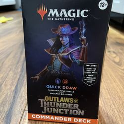 Brand New Quick Draw Outlaws Commander Deck Mtg