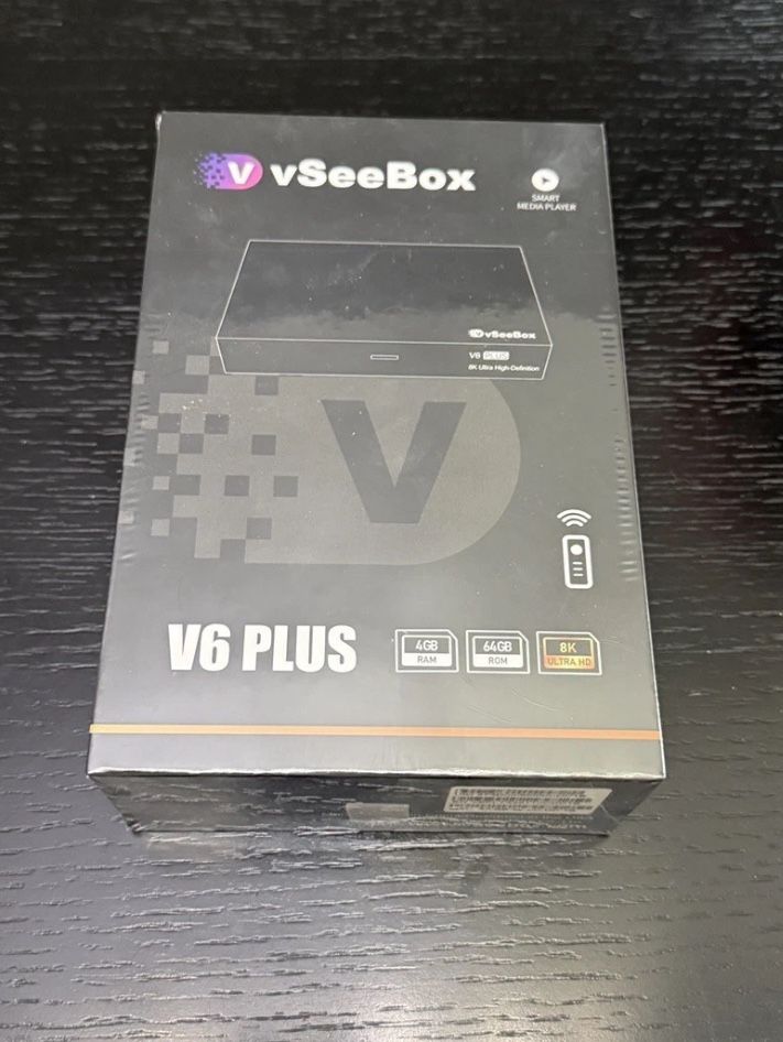 vSeeBox V6 Plus Android Media Device 2026 Model Brand New
