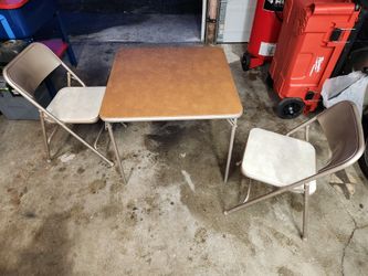 Portable Steel Table And Chairs 