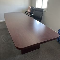 Boat shaped Conference Table