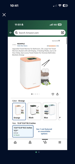 Upgraded Towel Warmer for Bathroom