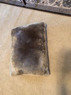 Z Gallerie Faux Fur Pillow