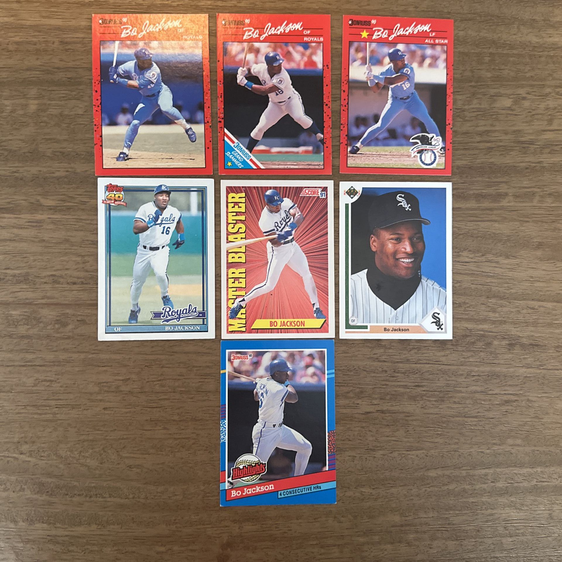 Bo Jackson Baseball Card Lot (7) for Sale in Visalia, CA OfferUp