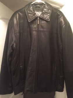 Clean leather jacket. Real leather