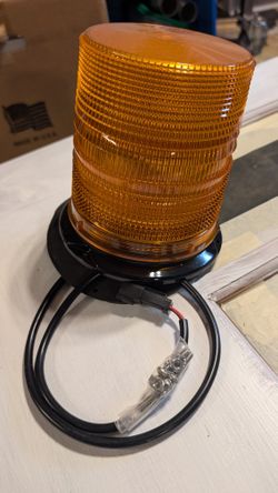 Caterpillar CAT Amber Warning Backup Strobe Light Lamp