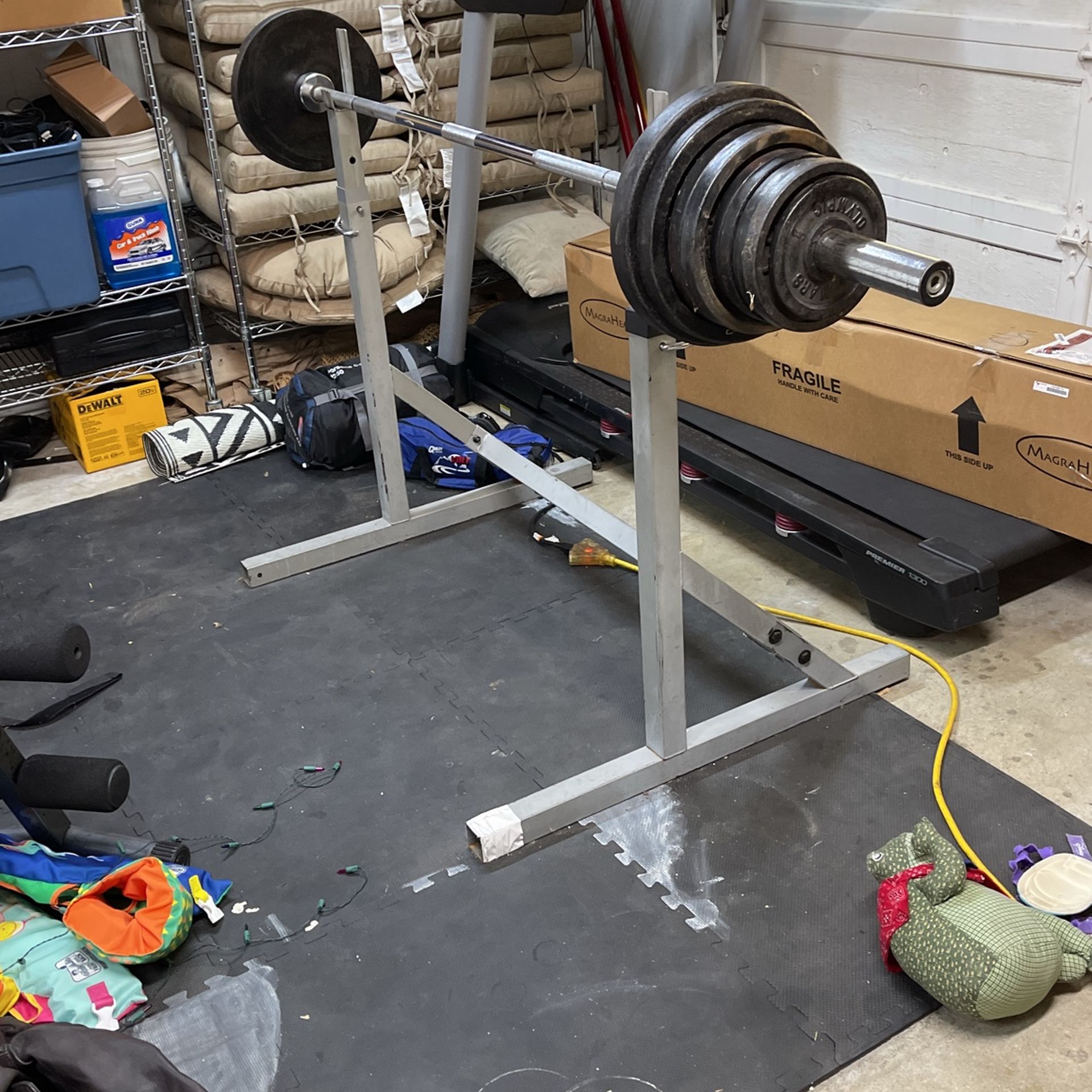 Squat/Bench Rack Setup
