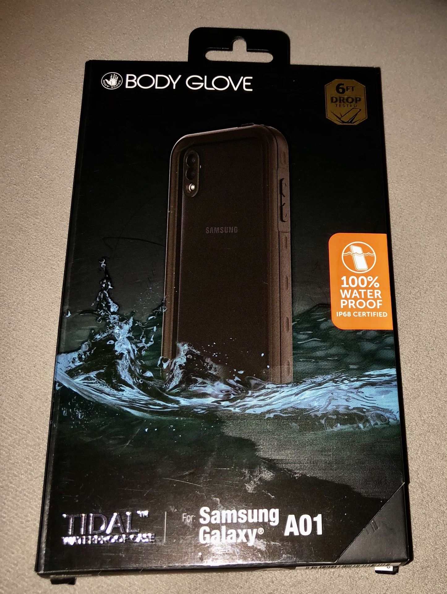 NEW! Samsung A01, 100% Waterproof -Cell Cover By Body Glove