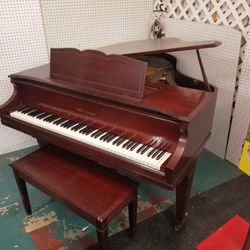 Red Mahogany Baby Grand