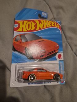 Mazda RX-7 Orange Hot Wheels