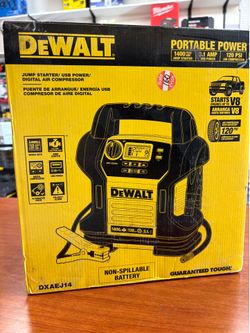 Dewalt new jump starter , digital air compressor